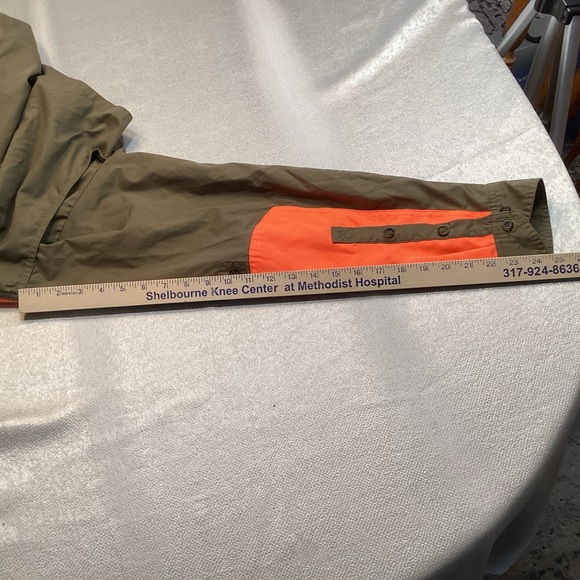 Cabela's Men's Olive and Orange Shirt Jacket - Picture 12 of 12